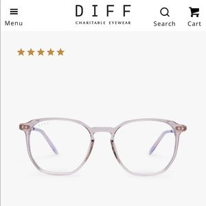 DIFF Eyewear Blue Light Glasses - BRAND NEW